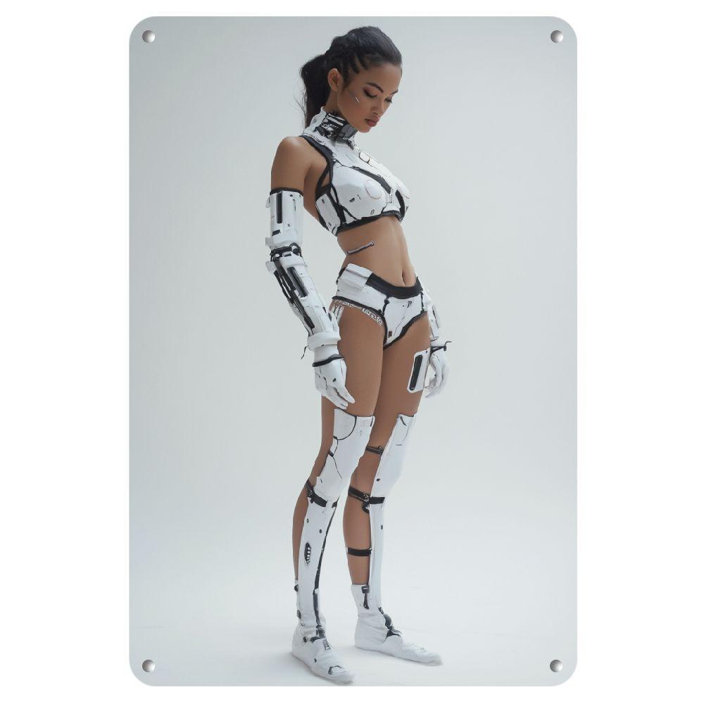 Tech Office Wall Decor - Arte de Parede Futurista em Ferro