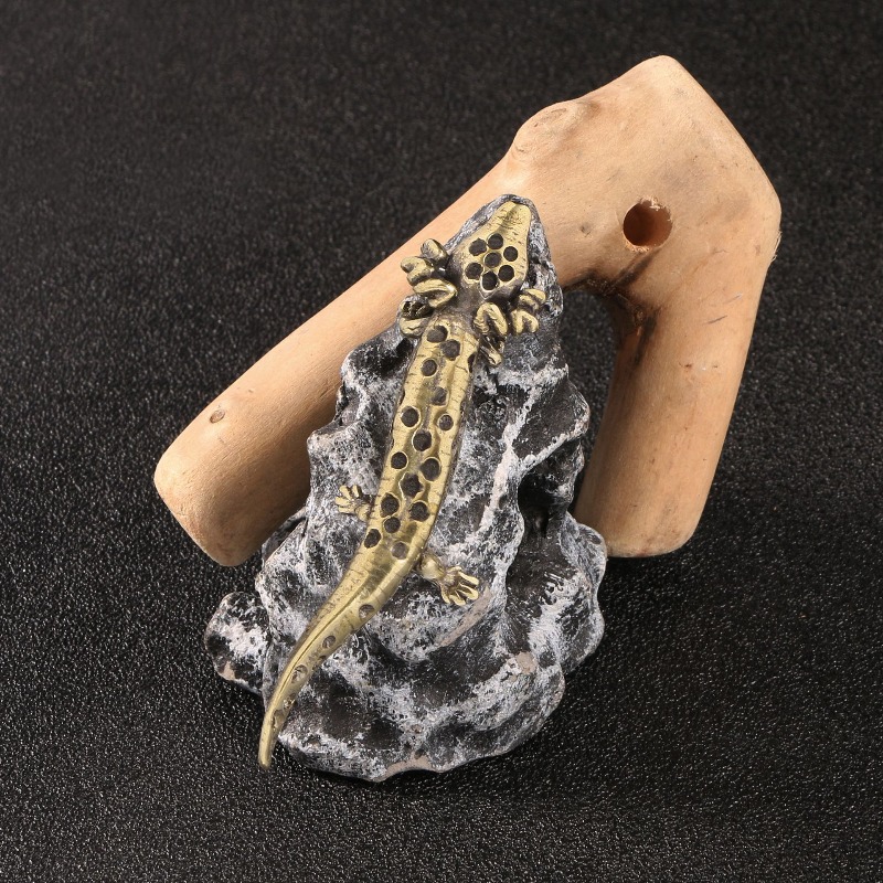 Office Desk Tech Accessories - 1 pc criativo latão salamandra ornamento