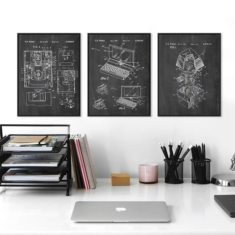 Conjunto de 6 Peças de Arte de - Tech Office Wall Decor avaliação e preço