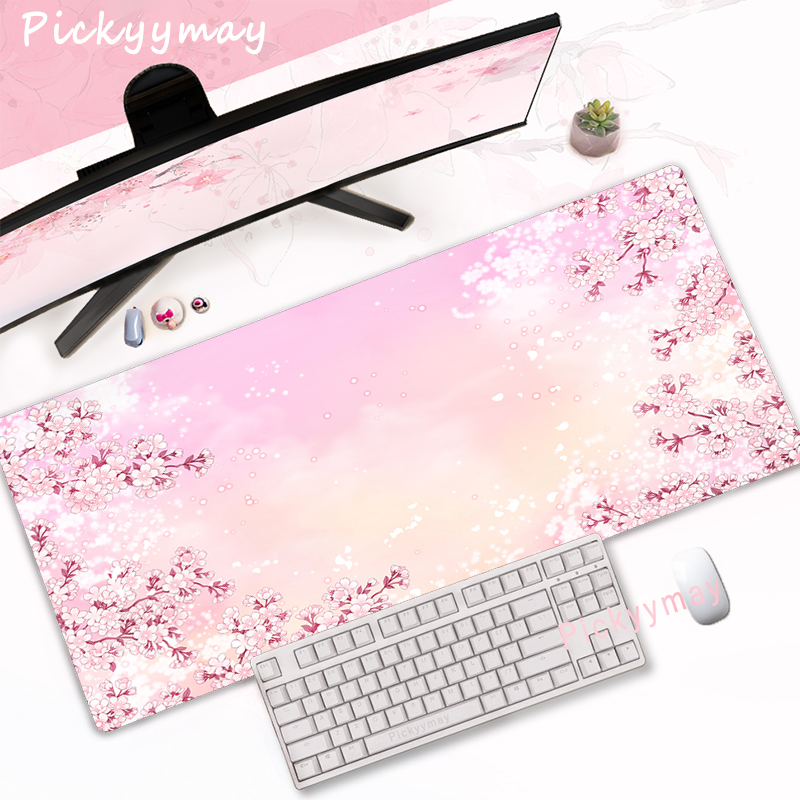 Rosa flores de cerejeira mouse - Office Desk Tech Accessories avaliação e preço