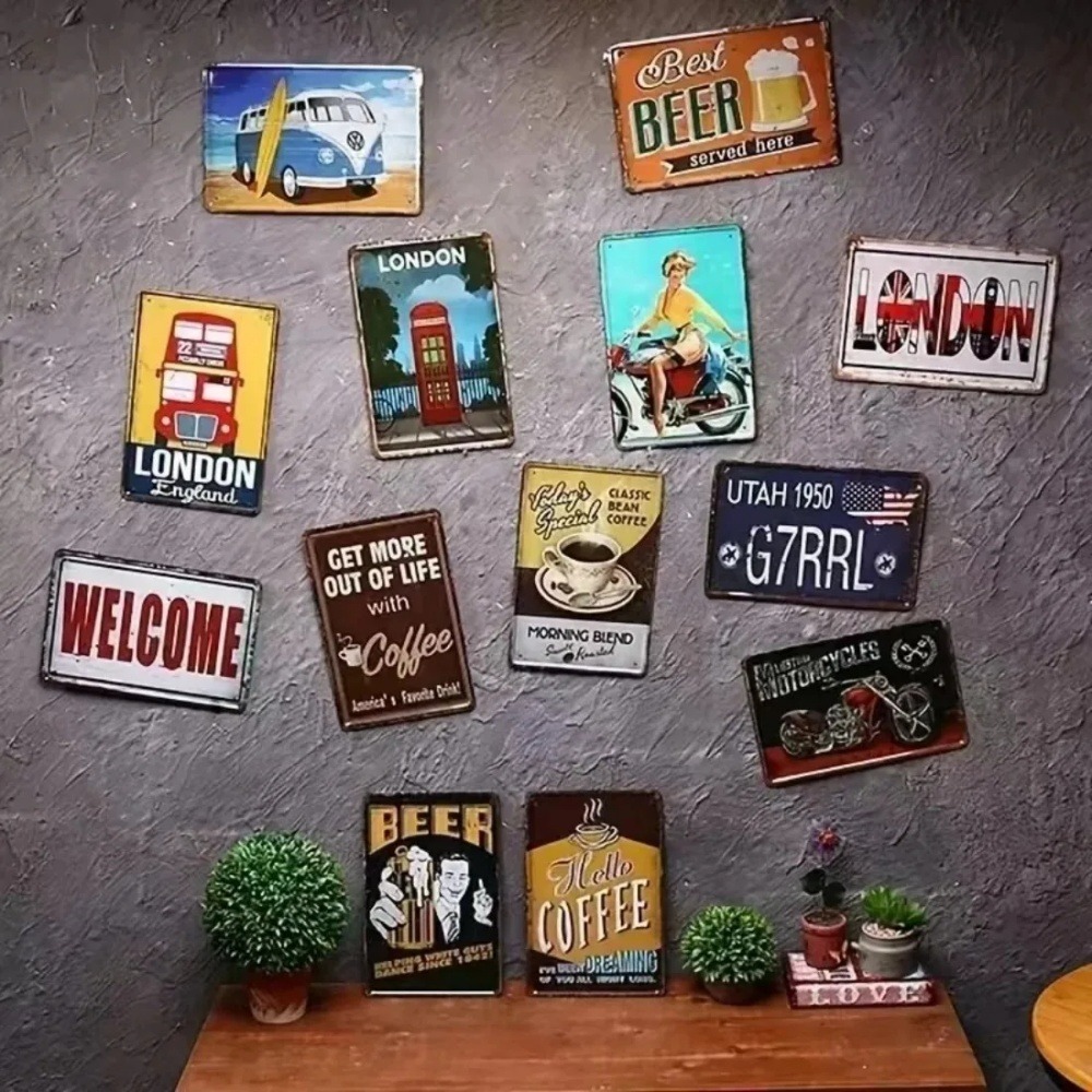 CIFBUY Placa de Metal Decorati - Tech Office Wall Decor avaliação e preço