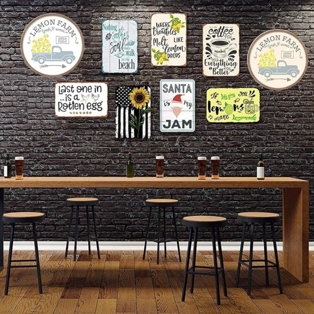 CIFBUY Placa de Metal Decorati - Tech Office Wall Decor avaliação e preço