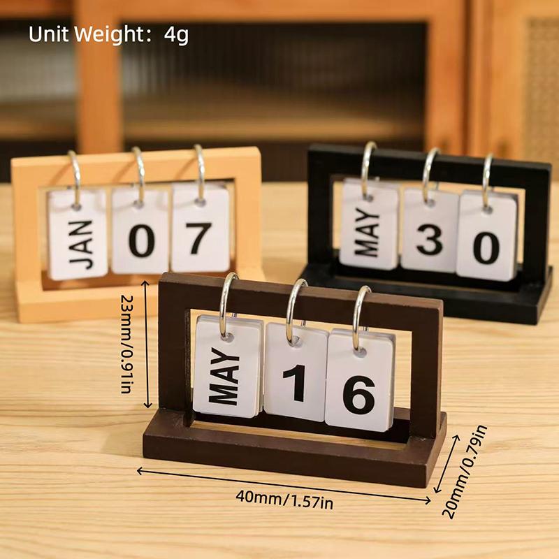 【M】Mini Calendário de Mesa par - Office Desk Tech Accessories avaliação e preço