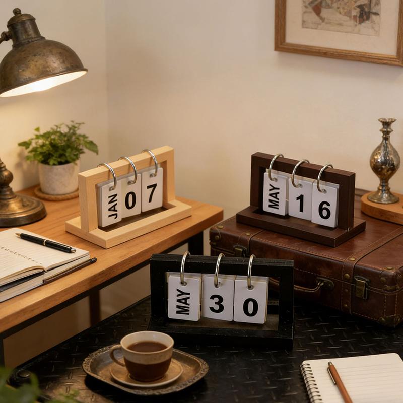 【M】Mini Calendário de Mesa par - Office Desk Tech Accessories avaliação e preço