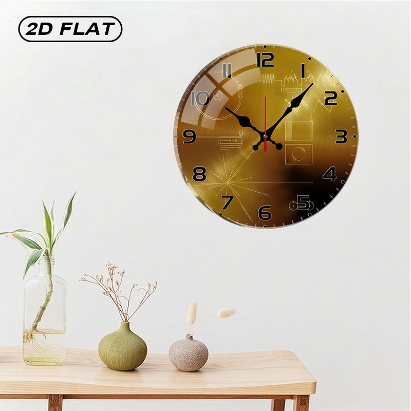 Relógio de Parede Redondo Sile - Tech Office Wall Decor avaliação e preço