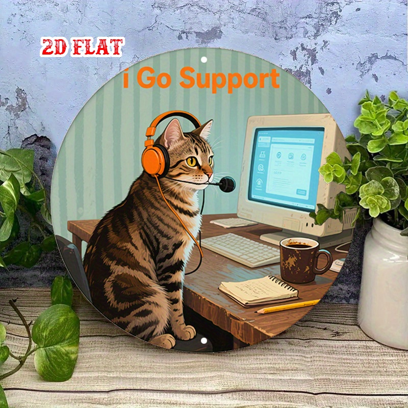 CIFBUY Arte de Parede em Alumí - Tech Office Wall Decor avaliação e preço