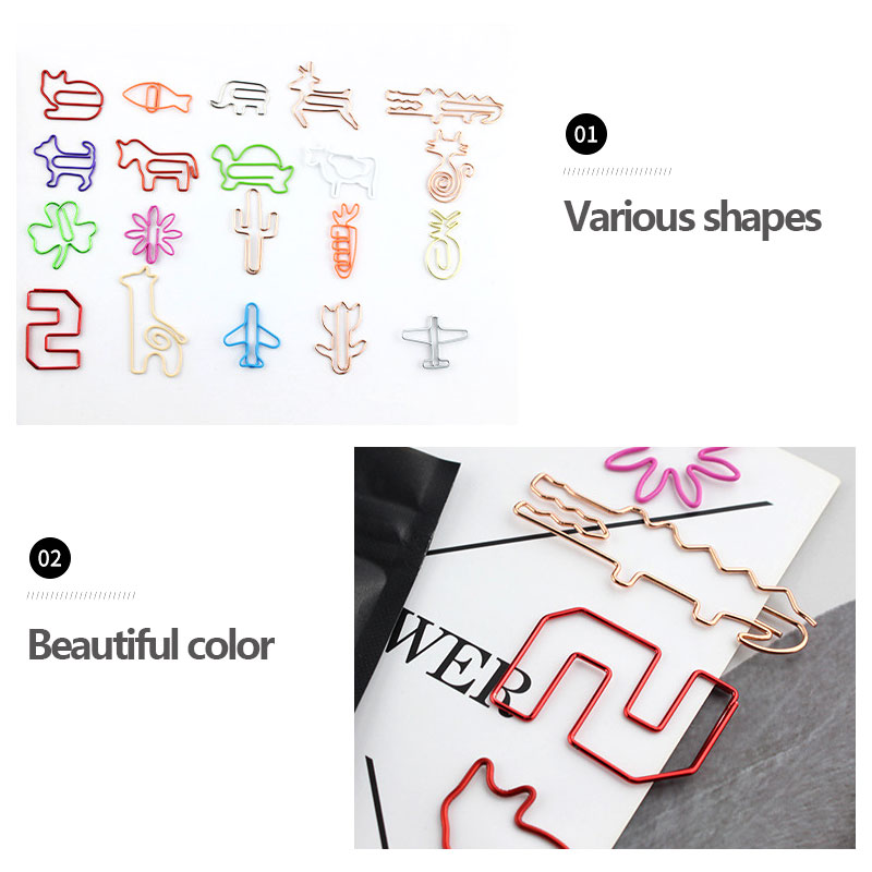 30 pçs clipes de papel kawaii  - Office Desk Tech Accessories avaliação e preço