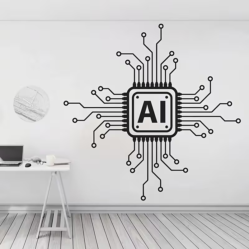 Adesivo de Parede de Vinil com - Tech Office Wall Decor avaliação e preço