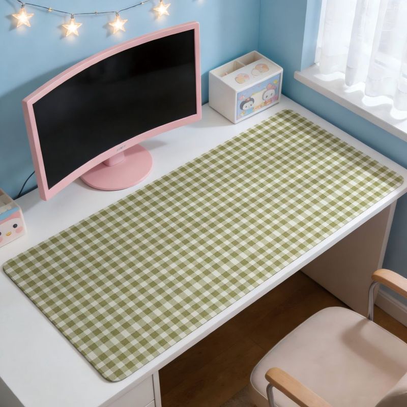 Mouse Pad Verde Oliva com Desi - Office Desk Tech Accessories avaliação e preço