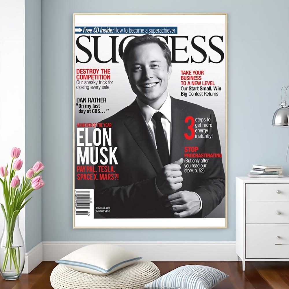 Elon Musk Dogefather, Visionár - Tech Office Wall Decor avaliação e preço